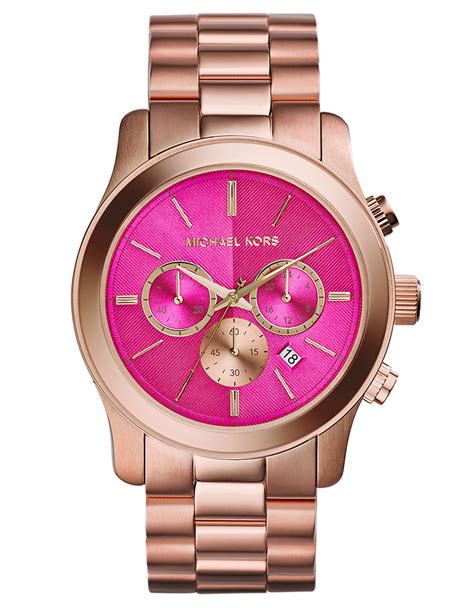 michael kors 0mk10151130r1 58 14 gold pink|Women's Pink Styles .